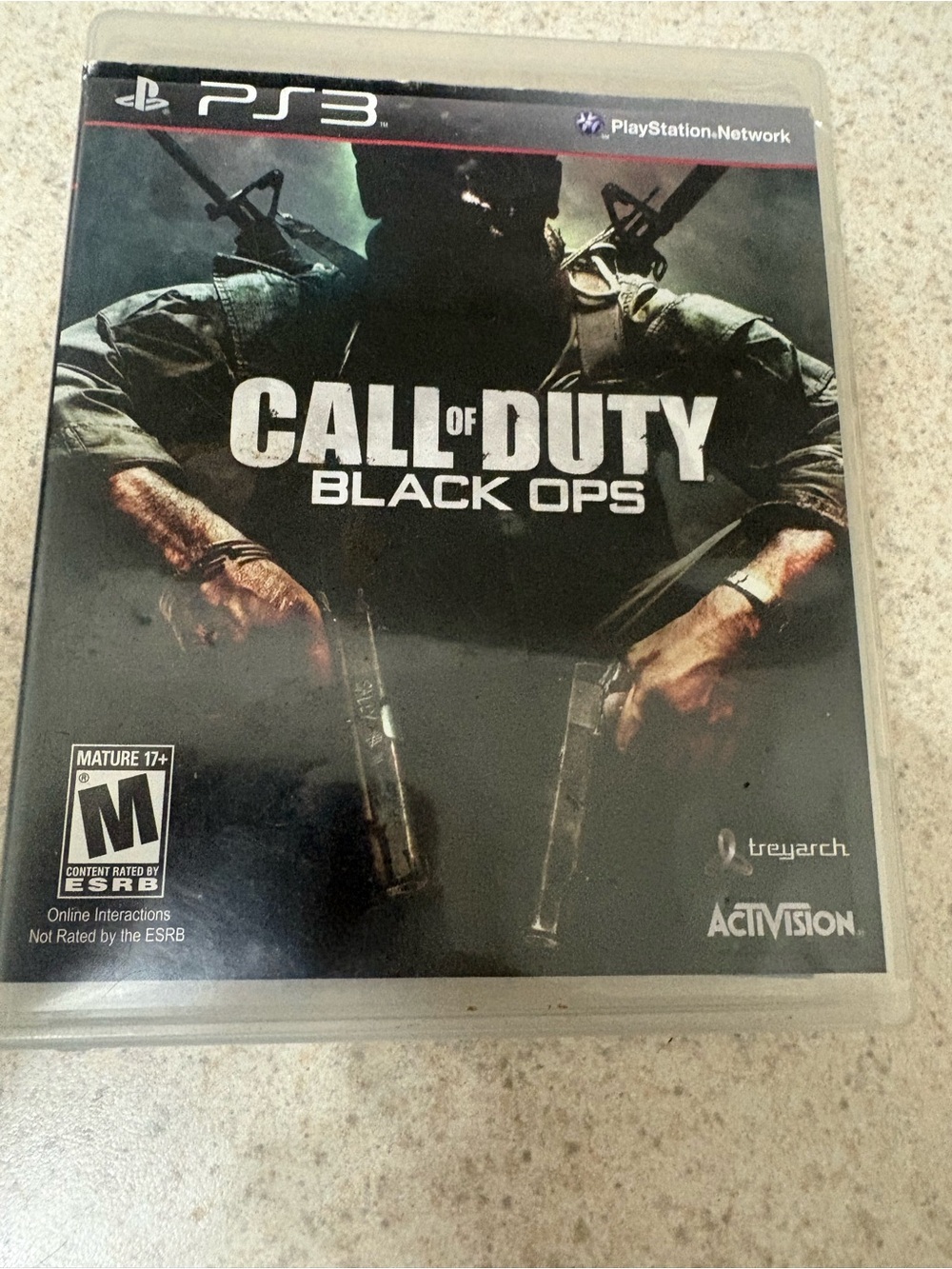 Sony PlayStation 3 Call of Duty: Black Ops - Black & Green Cover